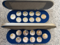 Preview: Kanada 20 x 20 Dollar Luftfahrt Serie I + II kmpl. Fleugzeuge Polierte Platte inkl. Metallbox, Zertifkate 20 x 1 Oz 925er Silber