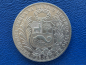 Preview: Peru 1 Sol 1884 Lima Silber Top Ehaltung!