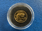 Preview: Kleinste Goldmünze d. Welt Isle of Man 1/25 Oz 1999 British Blue Cat Gold in PP