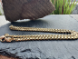 Preview: Massive Panzerkette aus 585er Gelbgold, Cuban Link Kette, ca.53,50g, Länge: 51cm mit Verschluss (42)