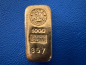 Preview: 100 Gramm Argor SA Chiasso gegossener Goldbarren