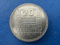 Preview: Frankreich 20 Francs 1933 3. Republik in Silber Tolle Erhaltung