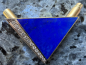 Preview: Wandelbares Designer-Omega-Collier mit Lapis Lazuli & Diamanten – 18K Gelbgold 48,3g 750er Gold (20)
