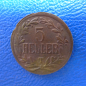 Preview: Deutsch-Ostafrika 5 Heller 1916-T Jaeger 723a