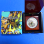 Preview: Tuvalu 1 Dollar 2008 Octopus Silber in Farbe PP