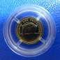 Preview: Kleinste Goldmünze d. Welt Palau 1$ 1998 Marine Life Protection Delphin Gold