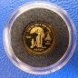 Preview: Kleinste Goldmünze d. Welt Nepal 1 Asarfi 1997 Lord Buddah 1/20 Oz Gold