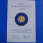 Preview: Belize 100$ 1979 Christman coin Gold in PP in orig. Folder