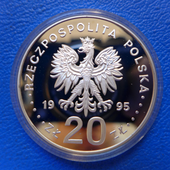 Preview: Polen 20 Zloty 1995 Rocznica Bitwy Warszawskiej Silber in PP