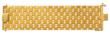 Preview: Florentinischer Gold-Luxus der Extraklasse: Museales Vintage-Manschettenarmband von Ugo Piccini (Florenz) – 18K Gelbgold (750) 101,4 gramm (29)