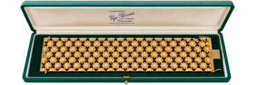 Florentinischer Gold-Luxus der Extraklasse: Museales Vintage-Manschettenarmband von Ugo Piccini (Florenz) – 18K Gelbgold (750) 101,4 gramm (29)