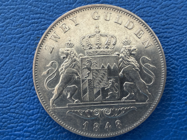 Preview: Bayern  2 Gulden 1848 Ludwig I (3)