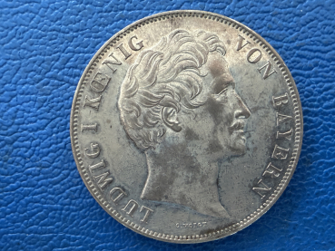 Bayern  2 Gulden 1847 Ludwig I (2) Schöne Patina