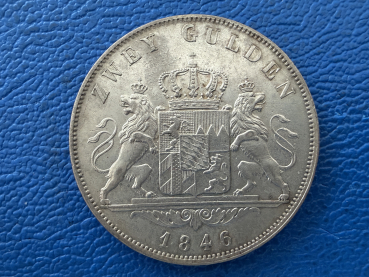 Preview: Bayern  2 Gulden 1846 Ludwig I (2)