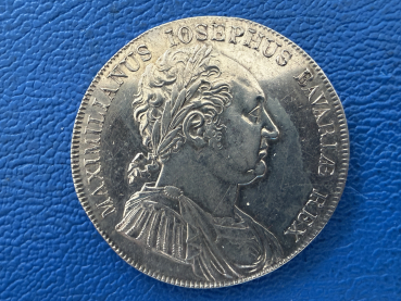 Bayern Konventionstaler 1818 Maximilian I. Joseph, 1806-1825 Tolle Erhaltung