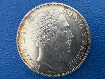 Bayern  2 Gulden 1855 Maximilian II Mariensäule (3)