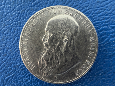 Sachsen-Meiningen 2 Mark 1902 Georg II Jaeger 151b