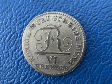 Württemberg 6 Kreuzer 1808 Friedrich II Herzogtum Top Erhaltung!
