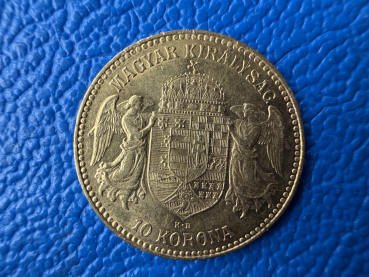 Preview: Ungarn / Österreich / Habsburg 10 Kronen 1910 K.B. Gold