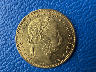 Österreich / Ungarn 8 Forint 1888 Gold (2)