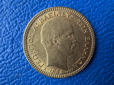 Griechenland 20 Drachmen 1884 Gold