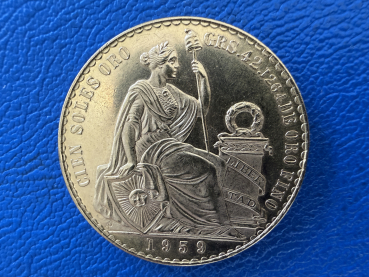 Peru 100 Soles 1959 Top Erhaltung!