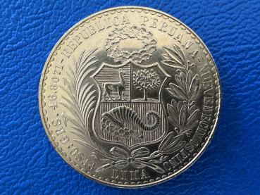 Preview: Peru 100 Soles 1959 Top Erhaltung!