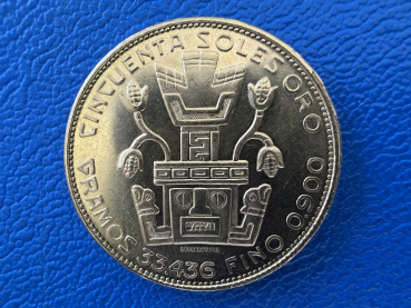 Preview: Peru 50 Soles 1967 Manco Cápac Gold 30,09g Feingold