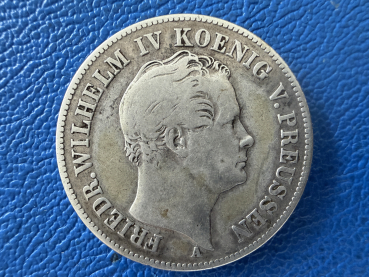 Preußen Ausbeutetaler 1846 A Wilhelm Segen d. Mansfelder Bergbaues