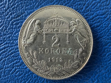 Preview: Ungarn 2 Kronen 1912 Franz Josef I Top Erhaltung