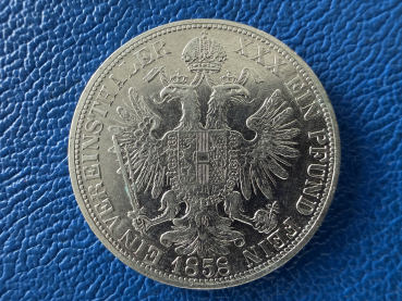 Preview: Österreich 1 Vereinstaler 1858 A Franz Joseph I Top Erhaltung!