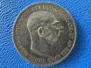 Österreich 5 Kronen 1909 Franz Joseph I Tolle Erhaltung, tolle orig. Patina