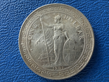 Großbritannien Trade Dollar 1901 Victoria Tolle Erhaltung