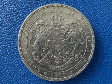 Preview: Sachsen Doppeltaler 1861 B Johann (2)
