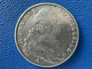 Bayern Maximilian III. Joseph Taler 1775 A München Madonna mit Kind Madonnentaler (1)