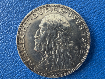 Weimarer Republik Karl Goetz Medaille 1928 Albrecht Dürer feinste Qualität in Silber, selten