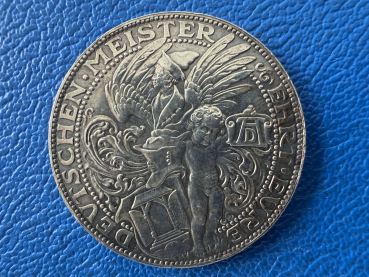 Preview: Weimarer Republik Karl Goetz Medaille 1928 Albrecht Dürer feinste Qualität in Silber, selten