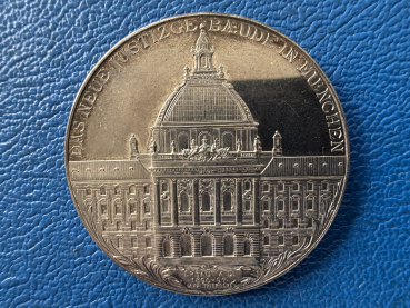 Preview: Bayern Silbermedaille 1897 Luitpold Prinzregent 1890 - 1897 Einweihung des Justizpalastes in München Top Erhaltung (2)
