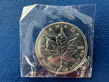 Kanada 1 Oz 2002 Maple Leaf Silber