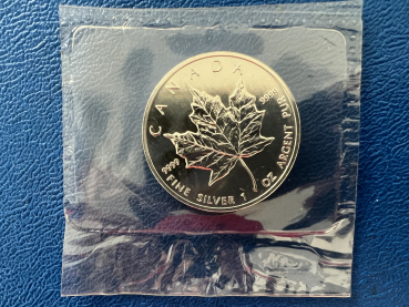 Preview: Kanada 1 Oz 1993 Maple Leaf Silber
