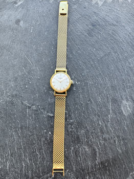 Preview: Vintage Longines Damenarmbanduhr, 585er Gelbgold, ca 28,50 g, ca.18cm Länge mit Verschluss, (34)