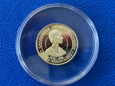 Preview: Luxemburg 150 Ecu 1994 Charlotte Grande-Duchesse Gold in PP Auflage 500 Stk.