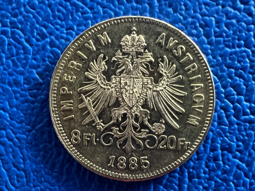 Preview: Österreich 8 Florin 1885 Gold