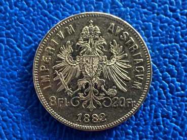 Preview: Österreich 8 Florin 1882 Gold