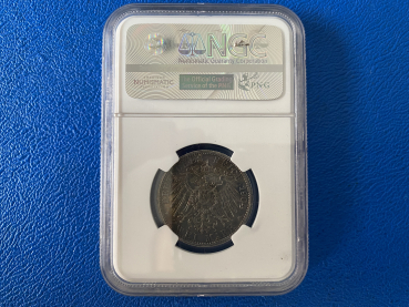 Preview: Schaumburg-Lippe 2 Mark 1904 A Georg Silber NGC-Slap AU 58
