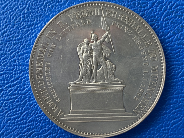 Preview: Bayern Silbermedaille 1892 Luitpold Prinzregent 1886-1912 absolutes Prachtexemplar !