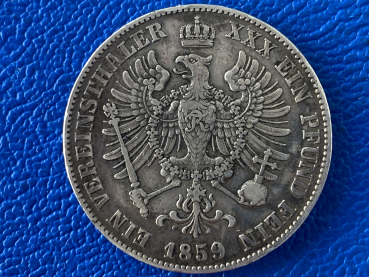 Preview: Brandenburg - Preußen Vereinstaler 1859 A Friedrich Wilhelm IV