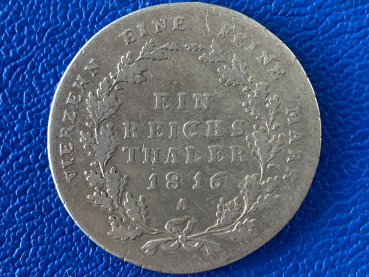Preview: Brandenburg - Preußen Reichstaler 1816 A Friedrich Wilhelm IIII