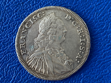 Regensburg 1/4 Taler 1754 Franz I Stadtansicht