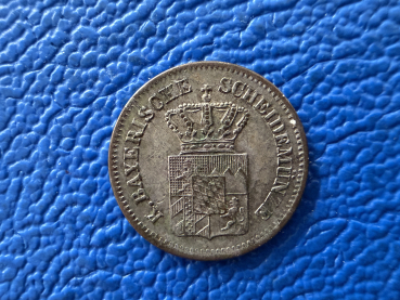 Bayern Kreuzer 1864 Maximilian II. Joseph 1848-1864